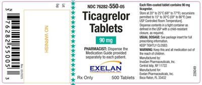 Ticagrelor Tablets Bottle Of 500 (Ticagrelor Tablets Bottle Of 500.jpg)